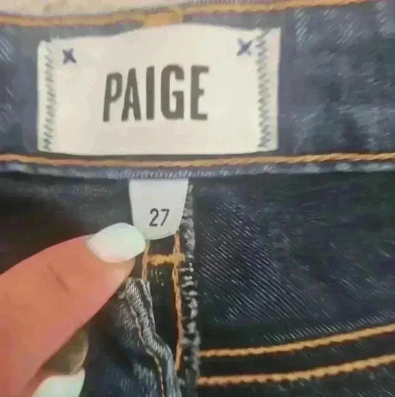Paige Womens Dark Wash Verdugo Ultra Skinny Jeans 27 - Picture 8 of 14